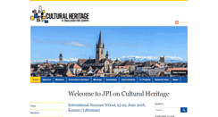 Desktop Screenshot of jpi-culturalheritage.eu